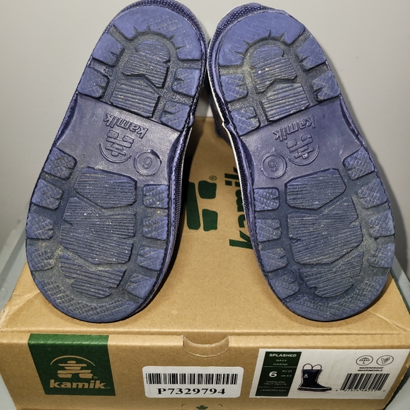 Kamik Toddler Splashed Rain Boots(Unisex) - Picture 9 of 10